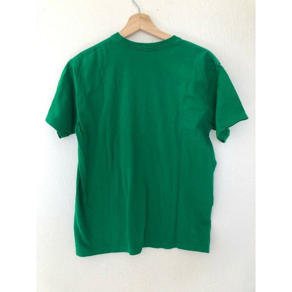 Alstyle Route 66 Green Short Sleeve T Shirt Men's Tee Shirt measurements in des. - Picture 3 of 3